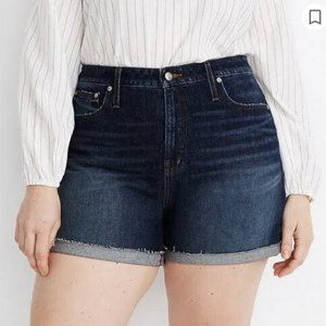 Madewell Curvy High Rise Denim Shorts